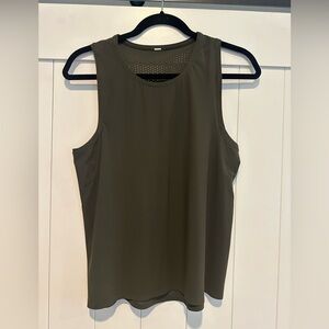 lululemon athletica Olive Green Lightweight Tank Size 6